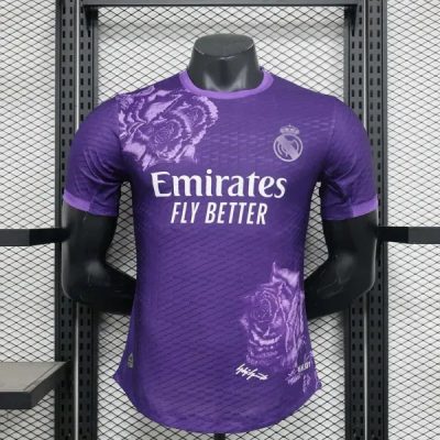 Real Madrid Y-3 Limited Edition Purple Jersey 2024/25 Player Edition