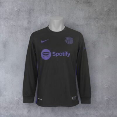 Barcelona Black Full Sleeve Jersey 2025/26 – Player Version