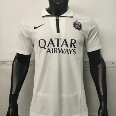 PSG White Polo 2025/26 – Player Edition
