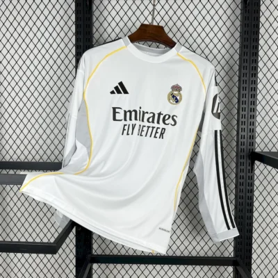Real Madrid Home Full Sleeve Jersey 2025/26- Player Version
