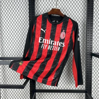 AC Milan Home Full Sleeve Jersey 2025/26- Player Version