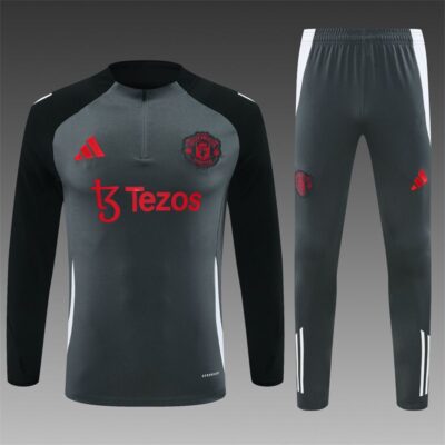 Manchester United Grey Training Suit 2024/25