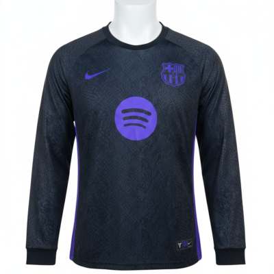 Barcelona Away X Kobe Full Sleeve Jersey 2025/26 – Player Version