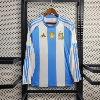 Argentina Home Full Sleeve Jersey 2024/25 – Player Version