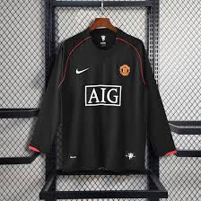 Manchester United Away Retro Full Sleeve Jersey 2007/08 – Player Version