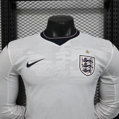 England Home World Cup 2026 Full Sleeve Jersey – Player Version