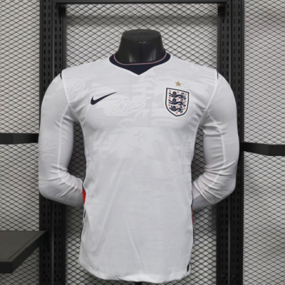 England Home World Cup 2026 Full Sleeve Jersey – Player Version
